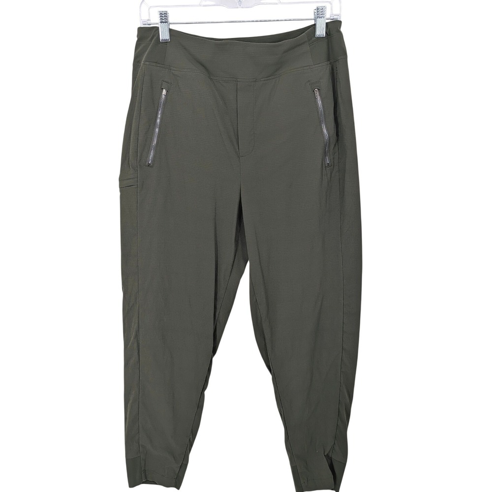 Athleta Trekkie North Jogger Women 8 Green Hiking Outdoor Lightweight Stretch